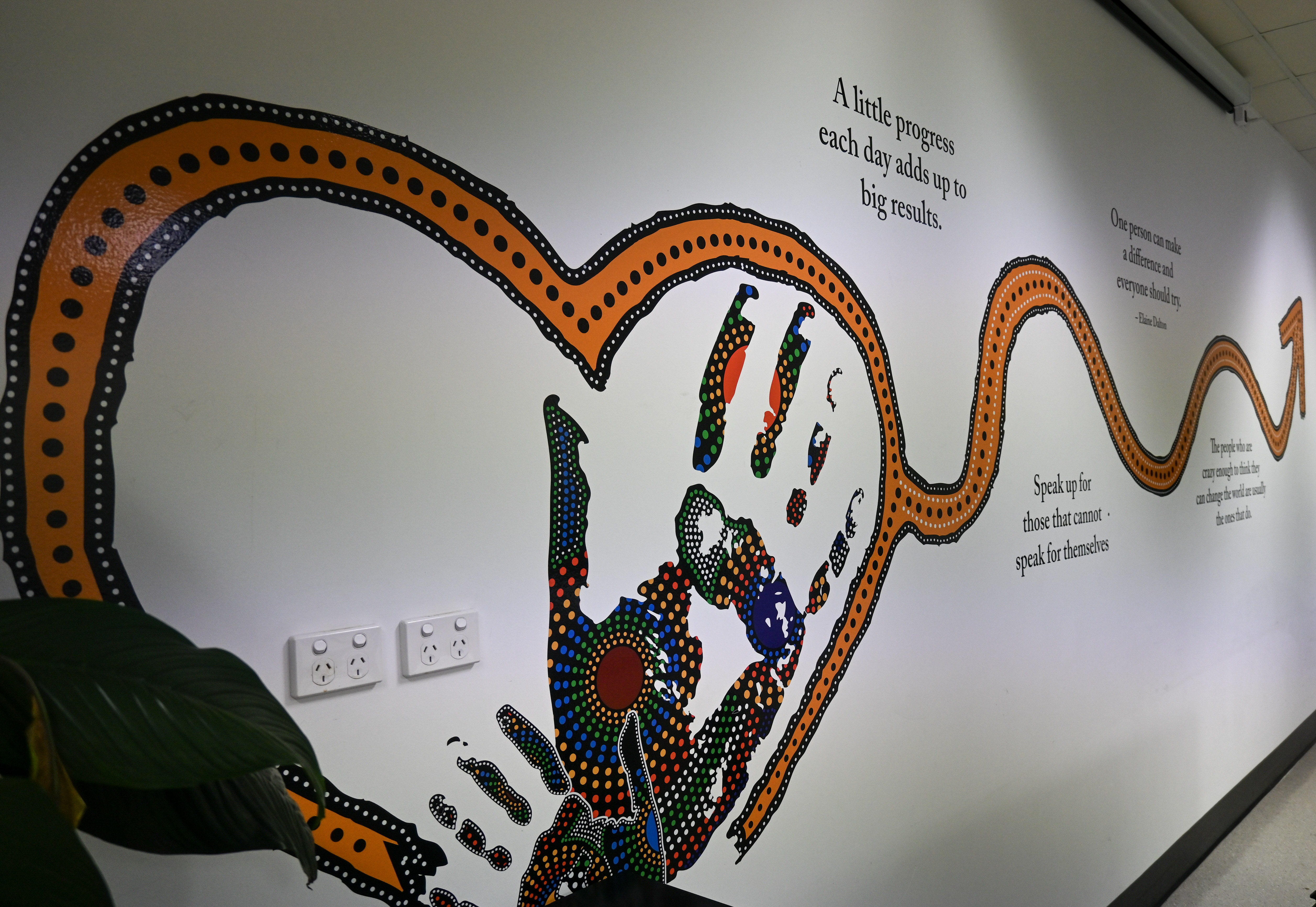 Village Model artwork at Progressive Youth Care