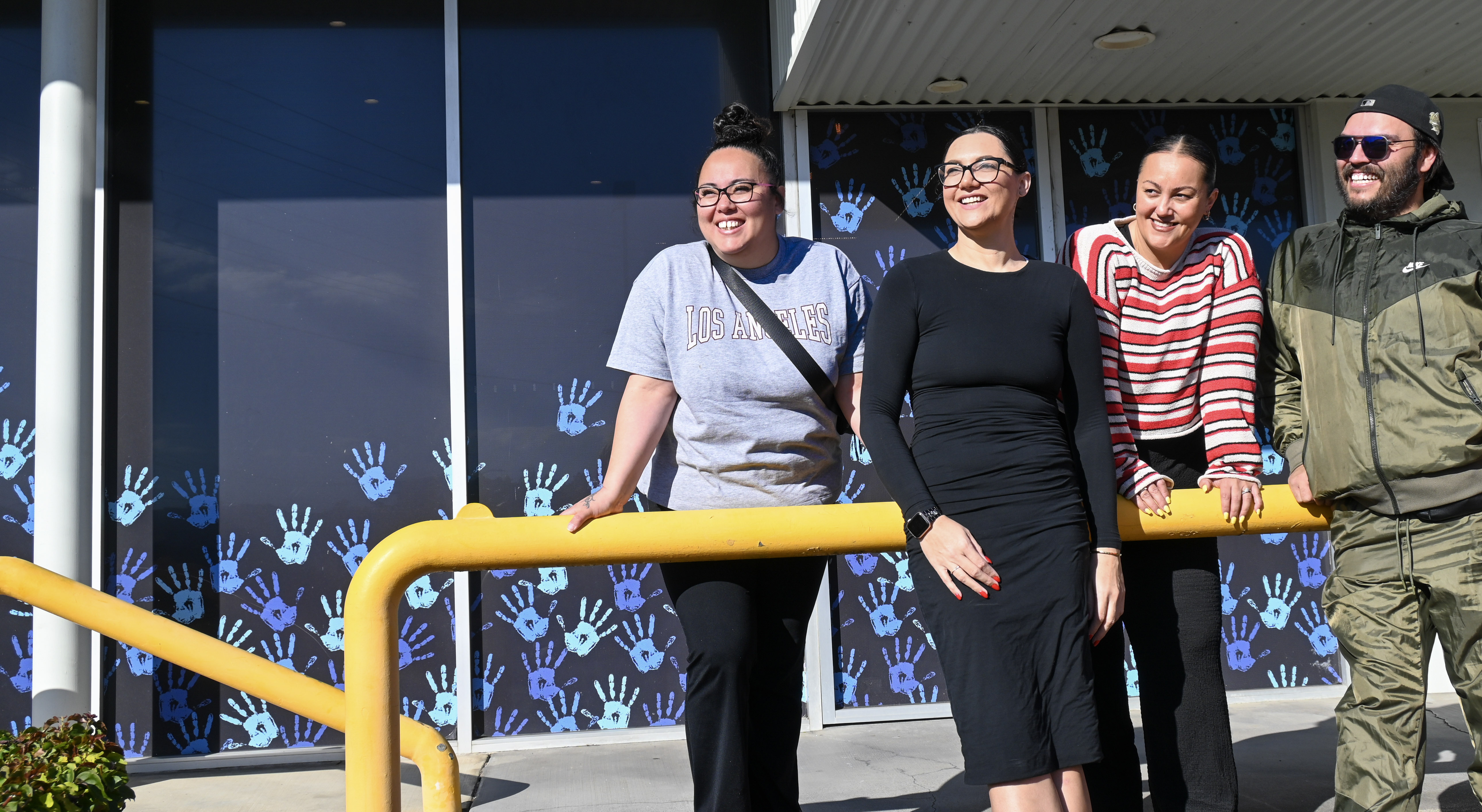 Progressive Youth Care team outside the centre
