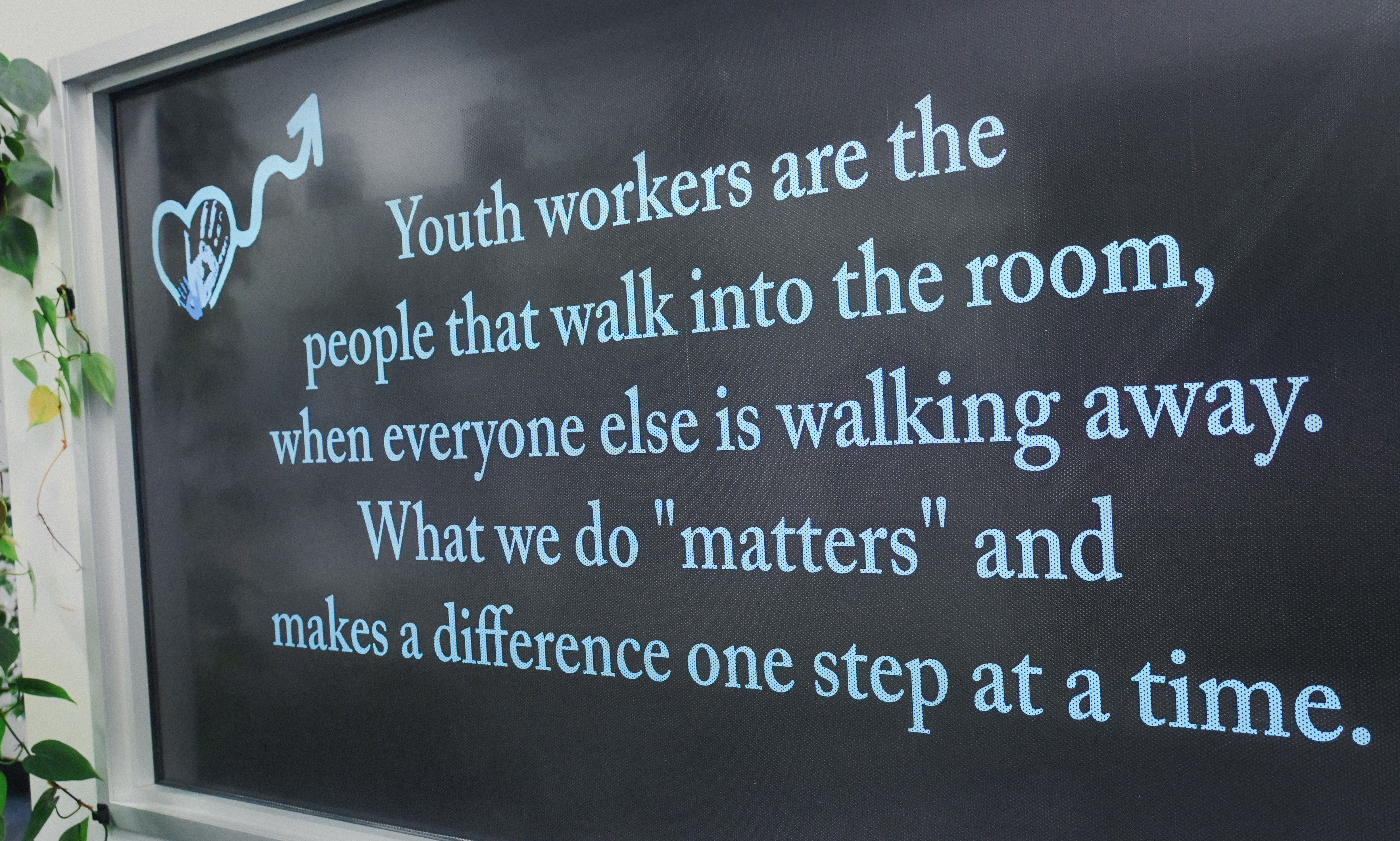 Artwork celebrating the role of youth workers